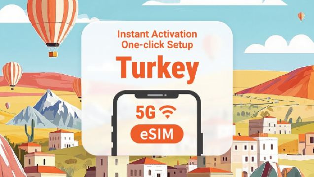 eSIM w Turcji 5G | Elastyczny plan na wybraną liczbę dni | Szybka aktywacja jednym kliknięciem | Bez czekania na dostawę | Kod QR