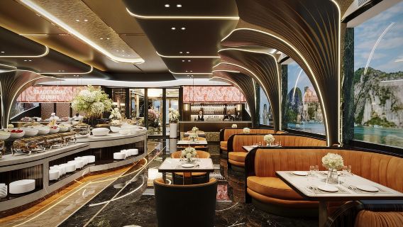 เรือสำราญสุดหรูที่อ่าวหะล็อง พร้อมบริการรถลิมูซีน