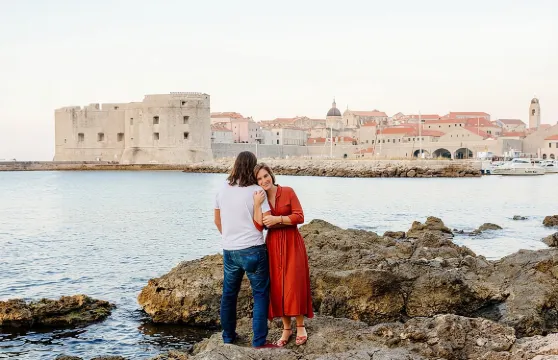 在杜布羅夫尼克與當地攝影師進行私人度假攝影