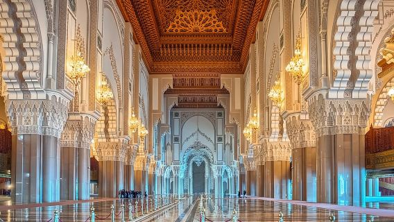 Entradas para visita guiada sin colas a la Mezquita Hassan II incluidas