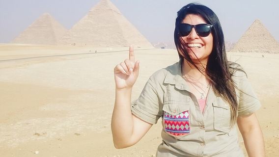 Excursion d'une journée tout compris (8h) : Pyramides, Musée égyptien et bazar Khan Al-Khalili