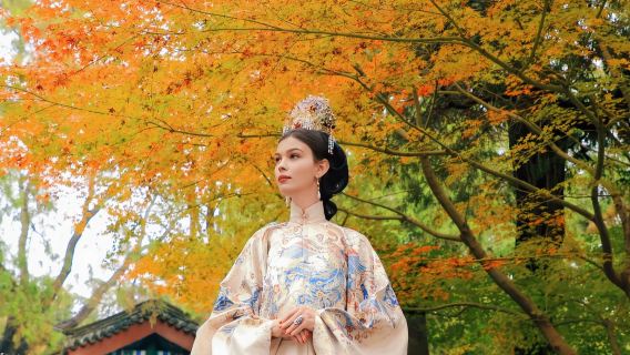 北京旅行写真【中国明朝宮殿衣装写真 #】