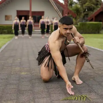 ニュージーランド・テ・プイア - ロトルア、ニュージーランド：マオリ