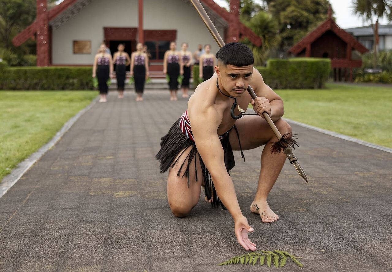 Te Puia - Rotorua, NZ: Maori Haka performance + geothermal geysers + national bird kiwi + Maori-style buffet/New Zealand cultural features/geothermal park