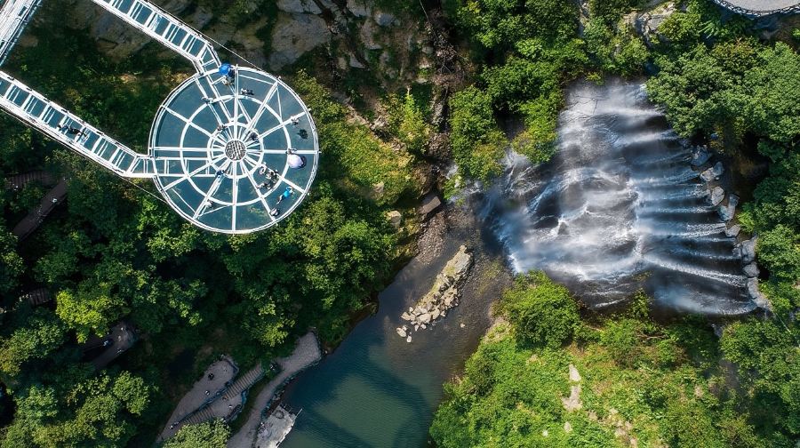 古龍峽大瀑布+雲天波霸+懸崖飛車一日遊【山水瀑布雲梯&含票】