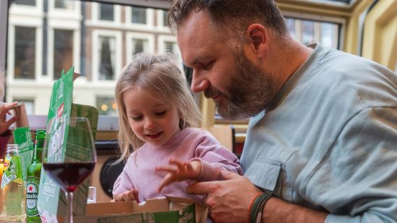 Amsterdam: Original Pizza-Dinner-Kreuzfahrt mit Getränken