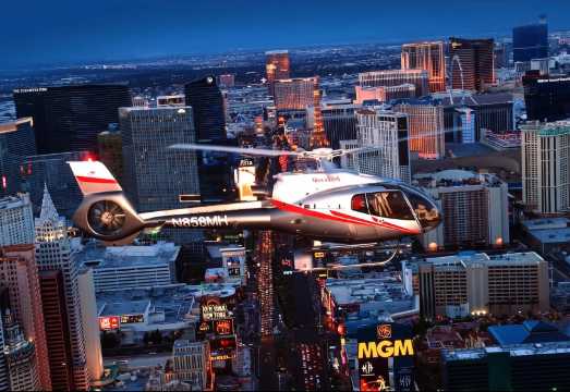Las Vegas sightseeing helicopter (including hotel shuttle)