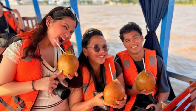 Tour de aventura por los Túneles de Cuchi y el Delta del Mekong desde HCM