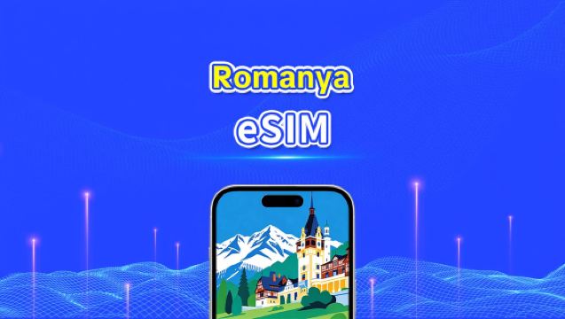 Romanya eSIM | 5G/4G | Yüksek Hızlı İnternet | 24 Saat | 1-30 Gün Arası Seçenekler | QR Kodu