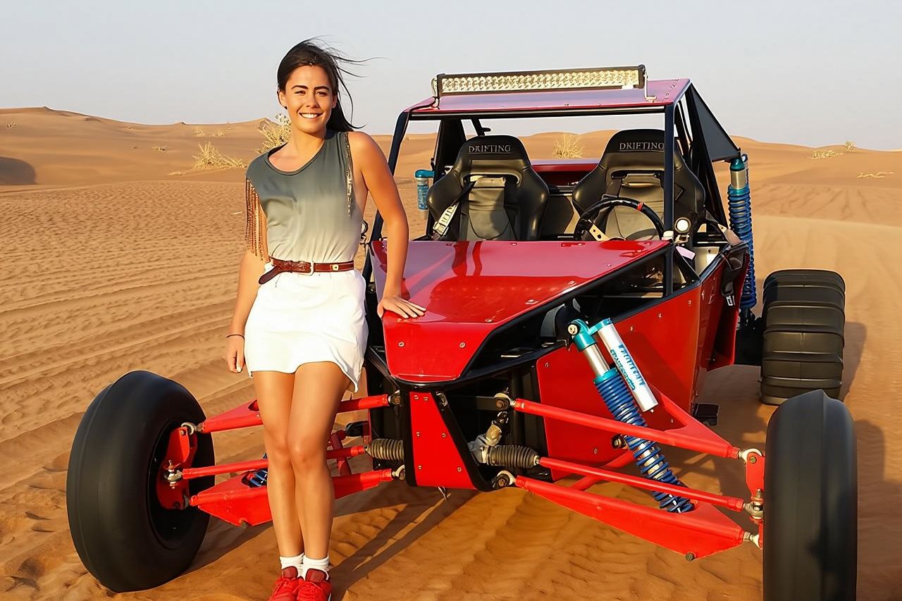 1-Hour Dune Buggy Self-Drive, Camel Ride & Sandboarding Adventure