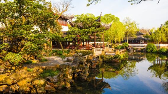 蘇州拙政園+寒山寺+山塘街+虎丘山風景名勝區純玩跟團1日遊
