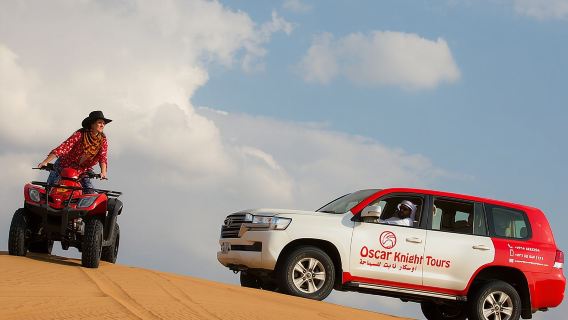 Premium Dubai Red Dunes with quadbike, camel ride and VIP Dinner