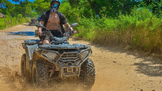 ATV Adventure to Water Cave and Macao Beach in Punta Cana