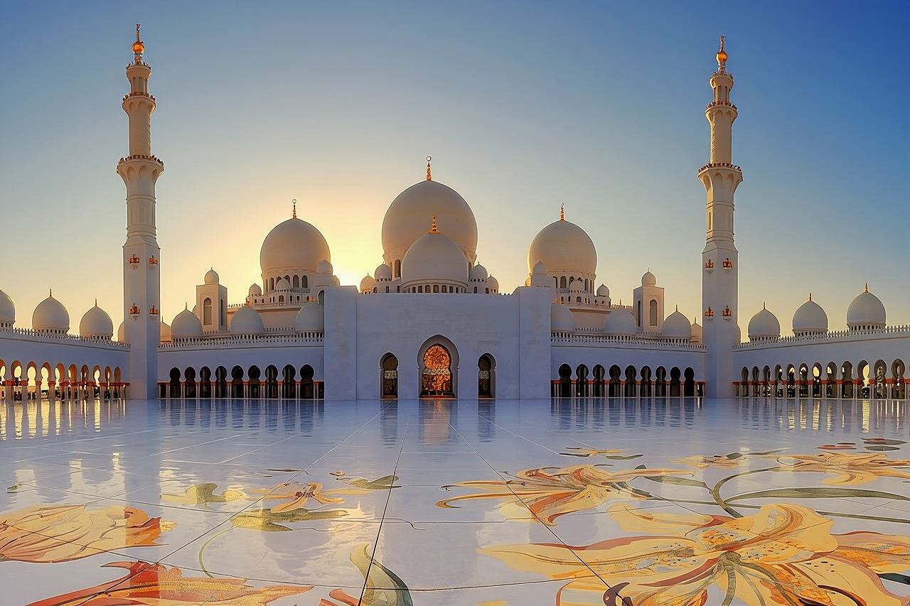 Visita a la Gran Mezquita Sheikh Zayed de Abu Dabi
