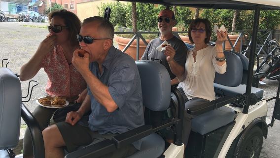 Rome: Lip Smacking 4 hours Foodie Tours in golf cart