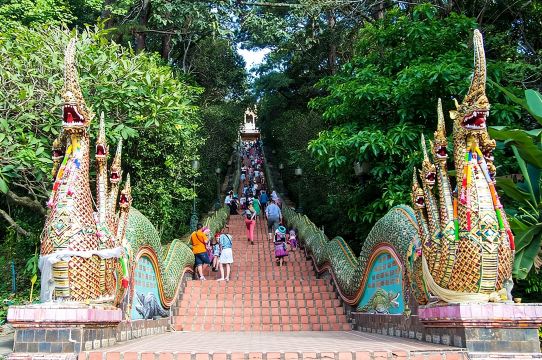 清邁標誌性寺廟與城市導覽之旅
