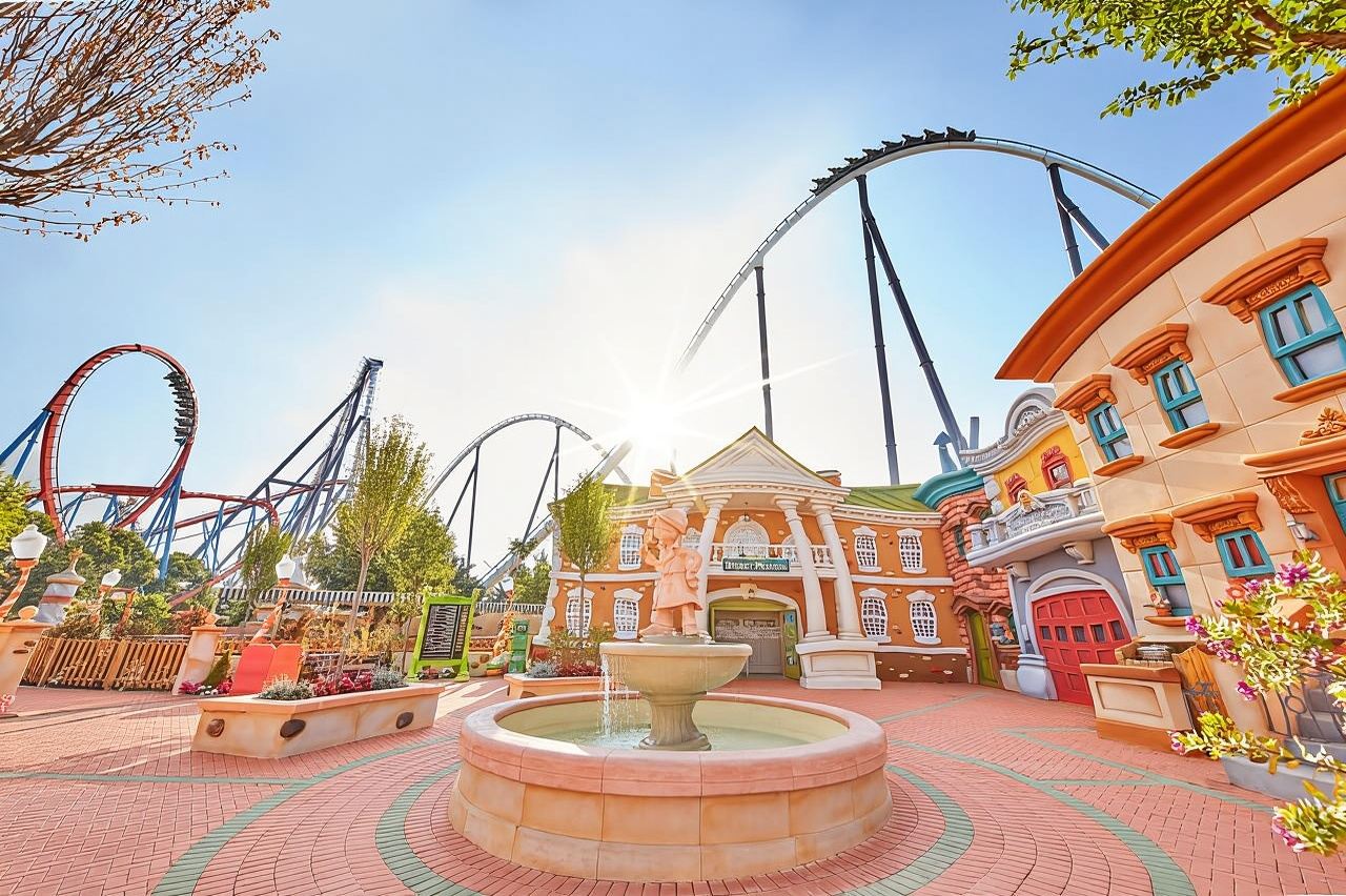 From Barcelona: PortAventura Theme Park Ticket & Transfer
