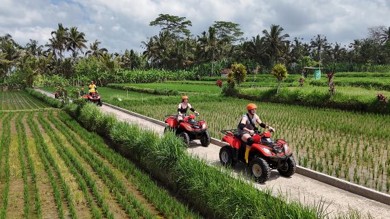 Bali: Ubud Gorilla Face ATV dan Ayung Rafting Trip dengan Makan