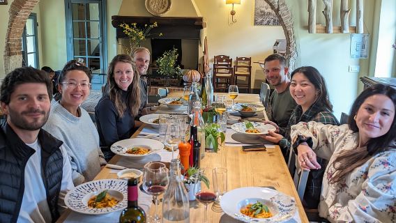 Pienza : Déjeuner gastronomique typique dans une ancienne ferme toscane
