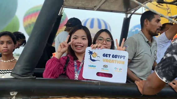 Luxury Hot Air Balloon Experience in Luxor with Pick-up