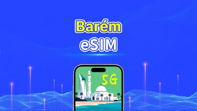 eSIM do Bahrein | 5G/4G | Dados de alta velocidade | 24 horas | Dias opcionais de 1 a 30 dias | Código QR