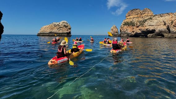 Esplora le Grotte Segrete e le Spiagge di Alvor - Tour in Barca e Kayak