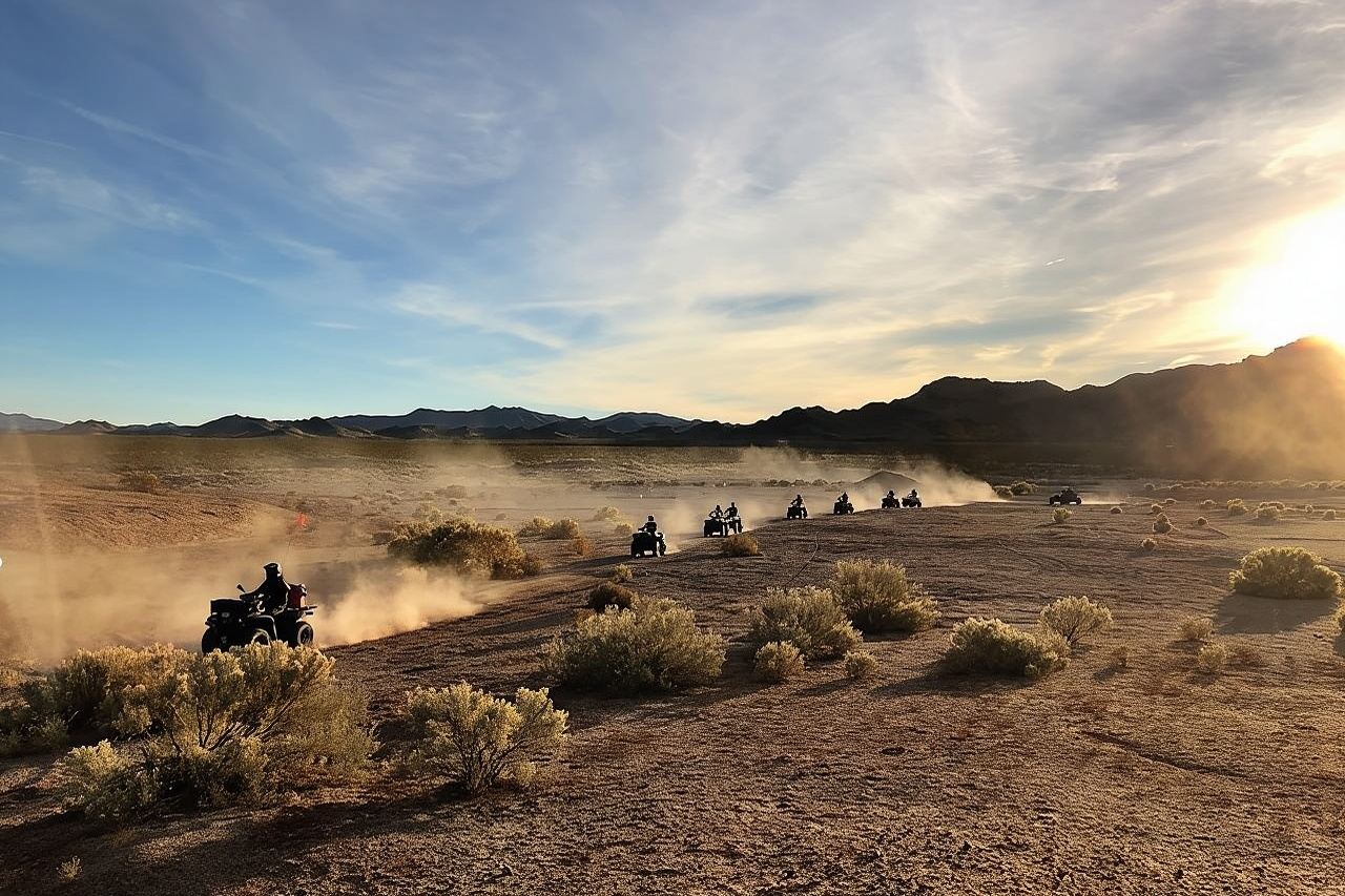 Tour di mezza giornata nel deserto del Mojave in quad da Las Vegas
