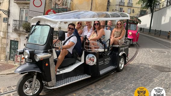 True 4Hour Private Tuk Tuk Tour: Discover Lisbon with a Local!