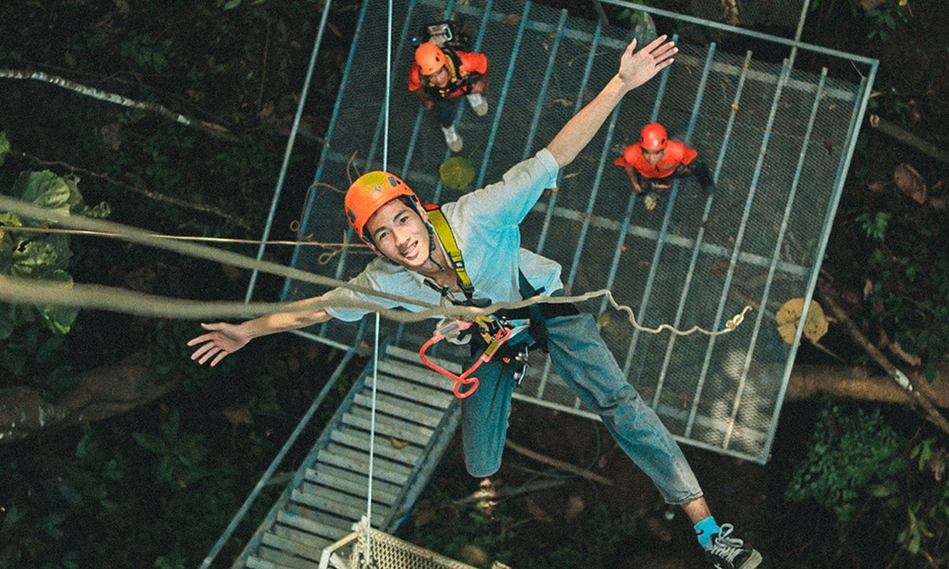 Thailand Chiang Mai Ziplining im Dschungel Halbtagesausflug mit ATV-Abenteuer, noch am selben Tag buchbar