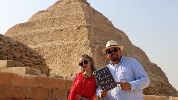 All Inclusive: Day Tour to Giza Pyramids, Saqqara and Dahshur