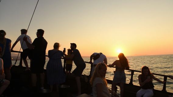 Rethymno: Sunset Cruise on a Wooden Pirate Boat