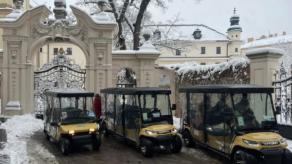 크라쿠프: 골프 버기로 떠나는 가이드 시티 투어 (호텔 픽업 포함)