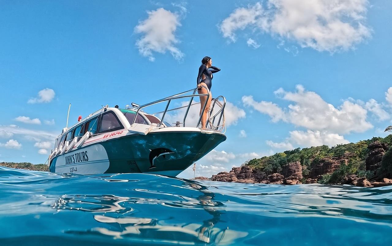 フーコック島スピードボートクルーズワンデーツアー【少人数グループオプション+シュノーケリング+ドローン撮影+ランチ+ホテル送迎】