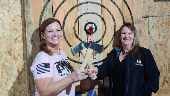 90 Minute Axe Throwing Guided Experience in Clearwater at Hatchet Hangout