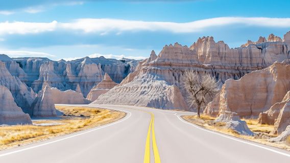 Badlands National Park self-guided driving audio tour