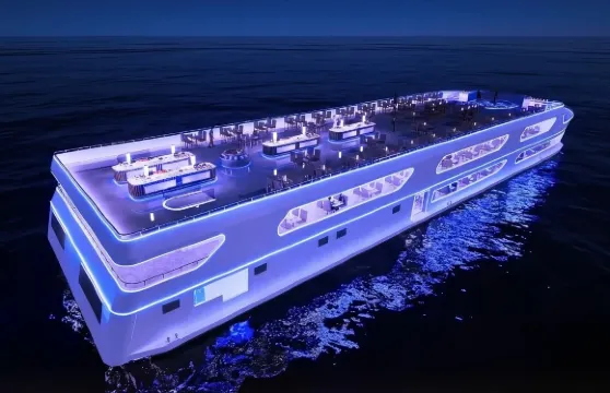 奢麗白號夜遊湄南河 新船 從ICONSIAM 暹羅天地碼頭出發