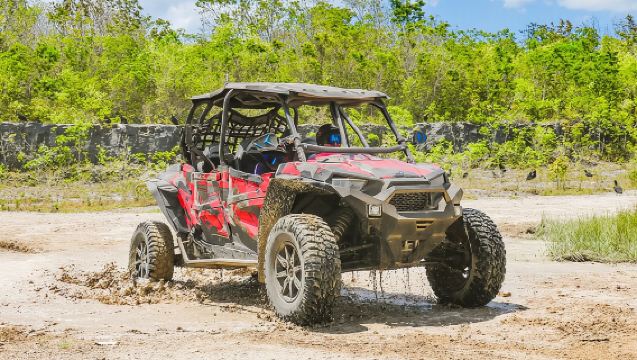Private Jeep and 4x4 Polaris RZR Tour with Mexican Lunch
