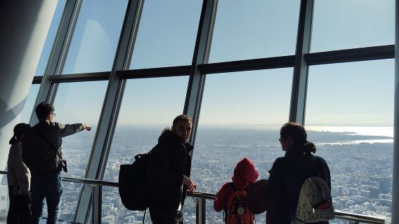Tokyo: visita guidata al ponte di osservazione Skytree con gelato