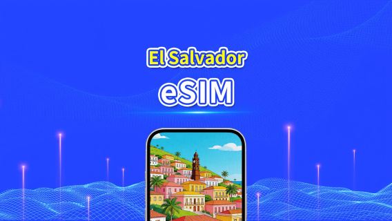 El Salvador 4G eSIM | Tägliches/Gesamt-Datenpaket | 1–30 Tage | 24-Stunden-Abrechnung | QR-Code