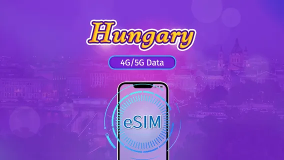 Hungría| eSIM 5G/4G | Plan Completo | Facturación cada 24 horas | 7-30 días | Código QR
