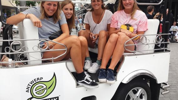 TukTuk tour through historic Antwerp of 1.5 hours