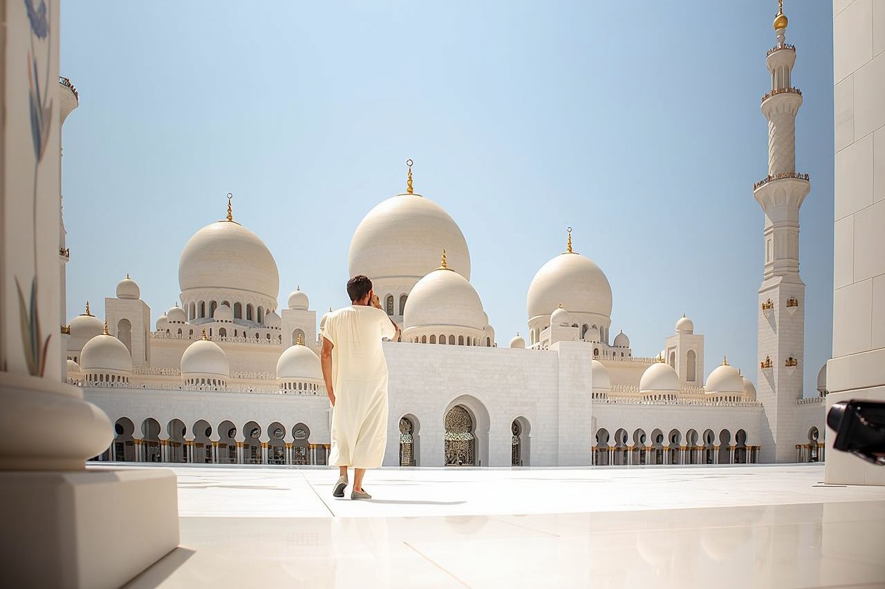 Excursión a la Gran Mezquita Sheikh Zayed de Abu Dabi desde Dubái