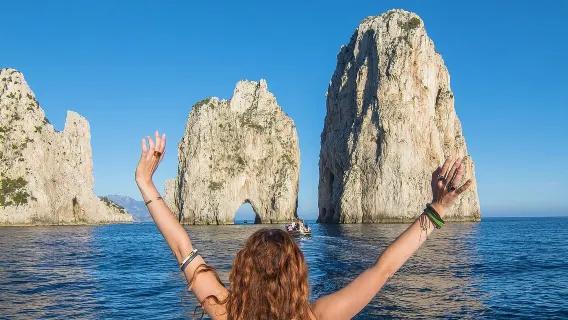 Capri Boat Tour (Sorrento or Capri + Optional Family/ couple Charter)