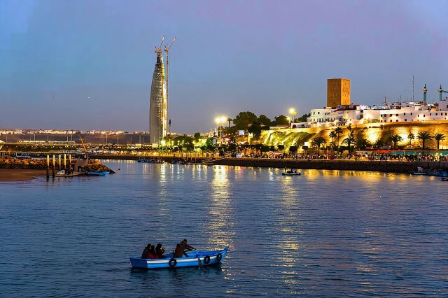 Rabat Night Tour with traditional Moroccan Dinner