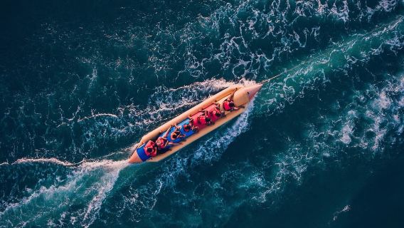 Paseo en banana en Sharm el-Sheij