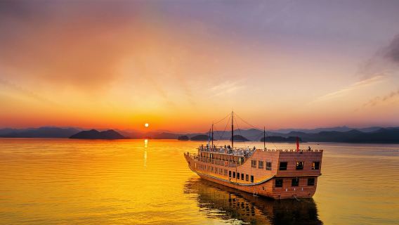 千島湖夢想5號遊船+千島湖景區門票休閒遊