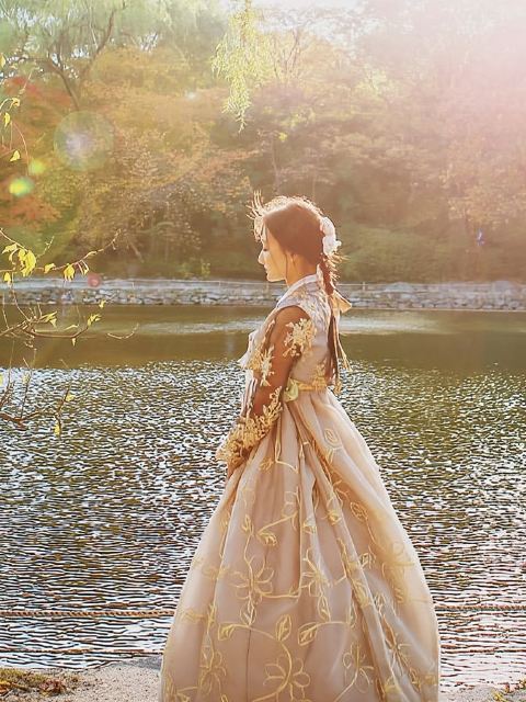 首爾景福宮韓服租借體驗-宮女狐