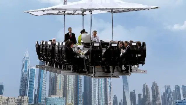 杜拜天空餐廳 – 360度城市景觀懸浮餐廳 (午餐/晚餐/下午茶)