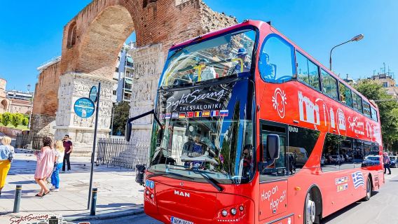 Hop-on-Hop-off-Sightseeing-Bustour durch Thessaloniki