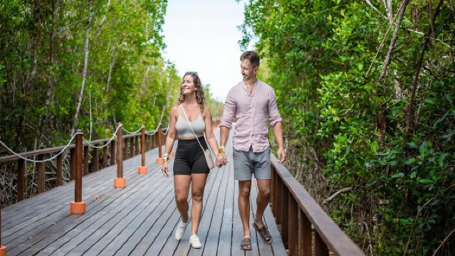 KUZÃ Beach and Adventure Park Deluxe Pass + Water Park - From Cancun